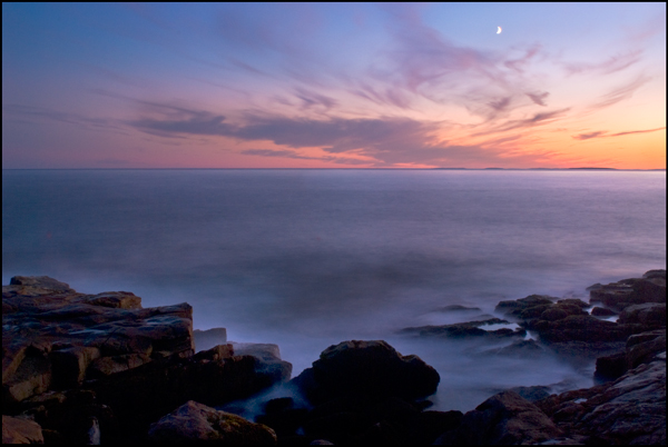 Surf and Moon